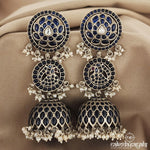 Ravishing Blue Jhumka (J4949)