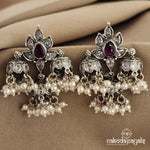 White Triple Jhumka(J4976)