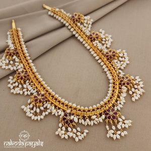 Floral Guttapusalu Neckpiece (GN6175)