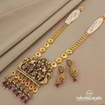 Panchdeva Kundan Neckpiece with Earrings(GN6233)