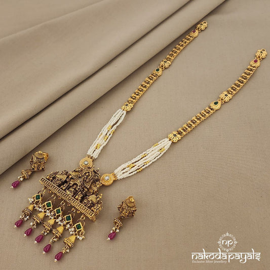 Lakshmi Neckpiece with Earrings ( GN6239)