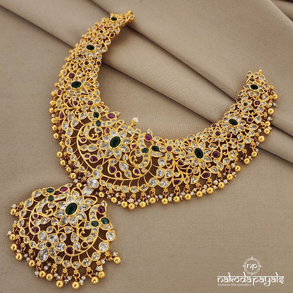 Stunning Peacock Neckpiece (GN6247)