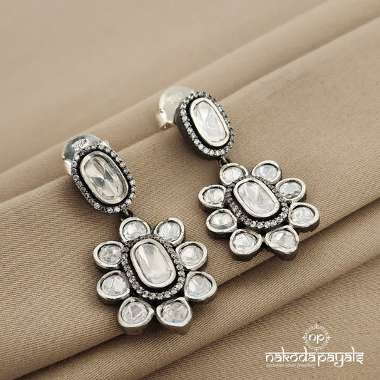 Appealing Polki Chandbali (C7387)