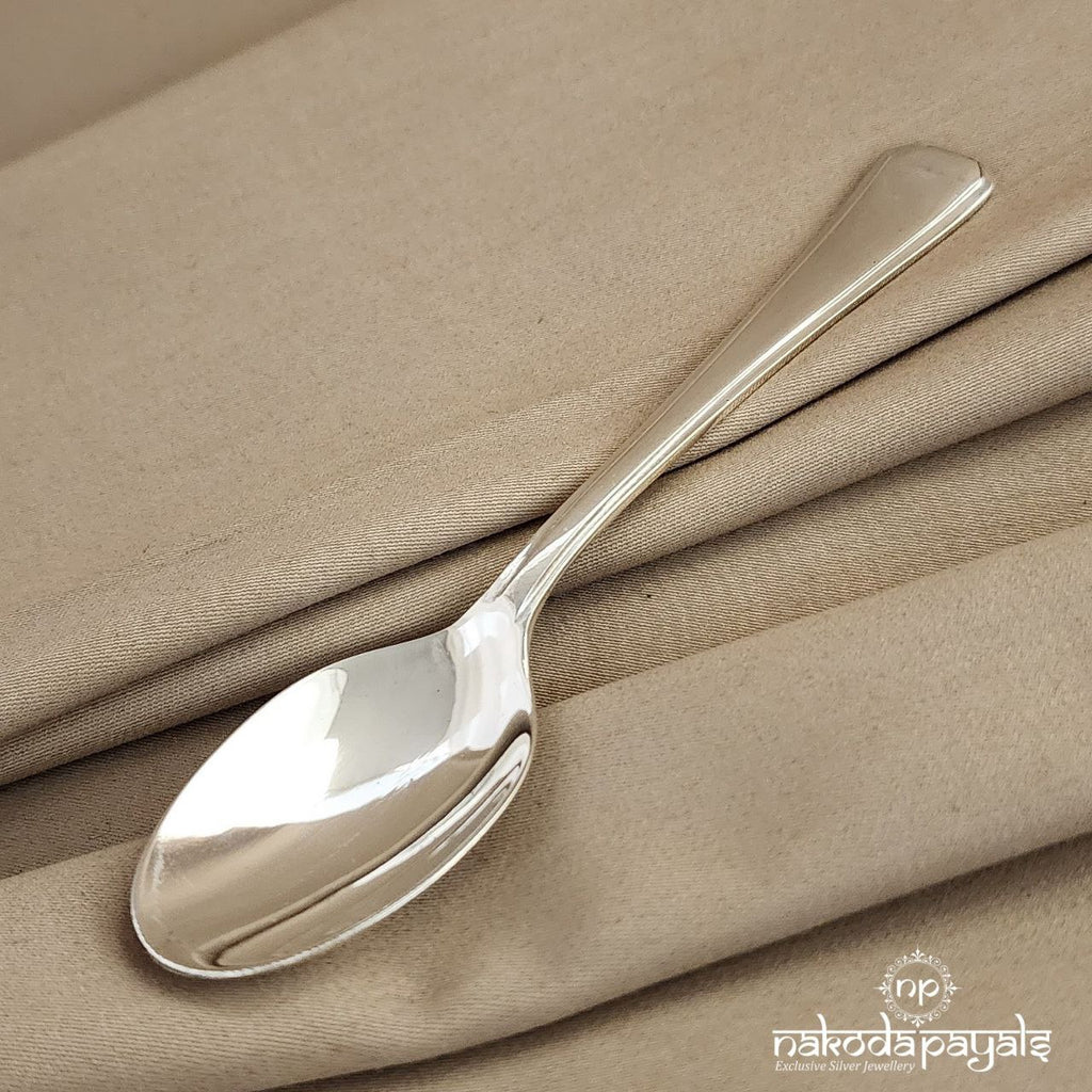 Plain silver spoon (Aa0432)