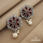 Charming Red Pearl Studs (S9540)