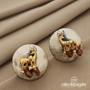 Deer Dual Tone Studs (DT0742)