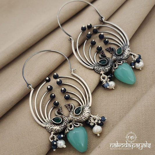 Pleasant Peacock Chandbali (C7408)