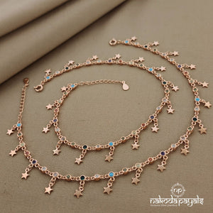 Garish Star Charms Anklets (A4654)