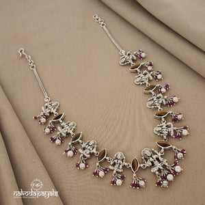 Cat Eye Lakshmi Neckpiece (N8743)