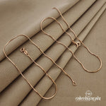 Plain Thin Rosegold Anklets (A4664)