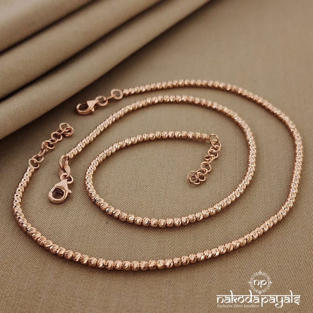 Cliquish Rosegold Anklets (A4682)