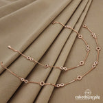 Infinity Rosegold Anklets (A4686)
