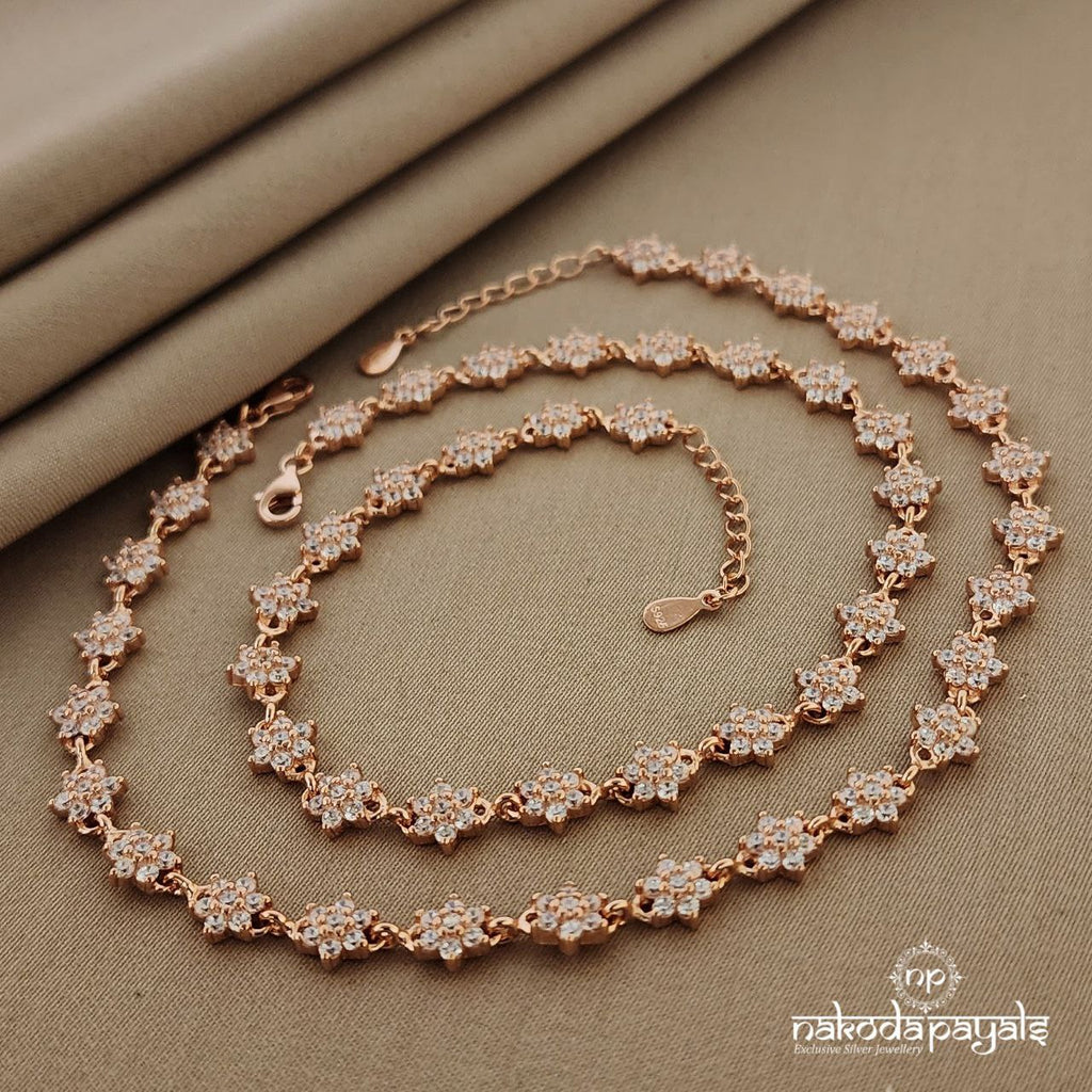 Chic Rosegold Anklets (A4689)
