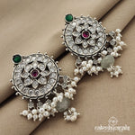 Ravishing Floral Pearl Studs (S8565)