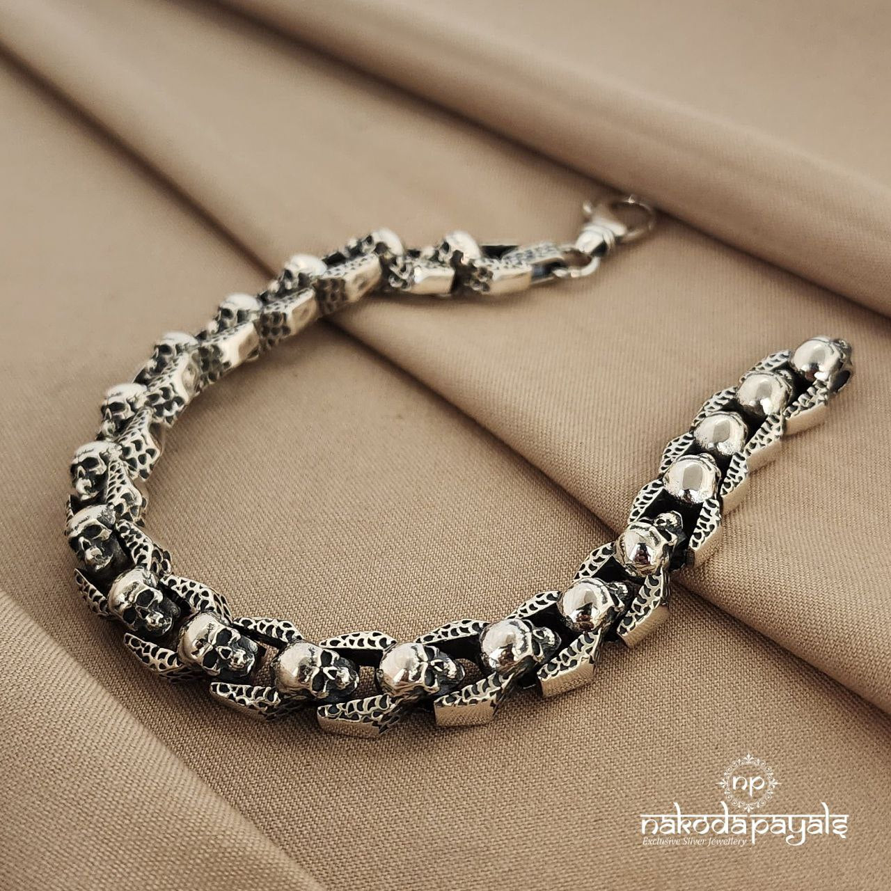 Skull Chian Manly Bracelet (MC0768)