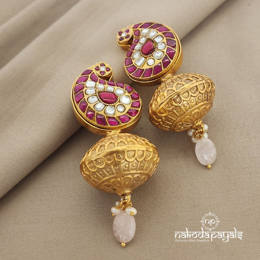 Captivating Kundan Jhumka (GE6359)