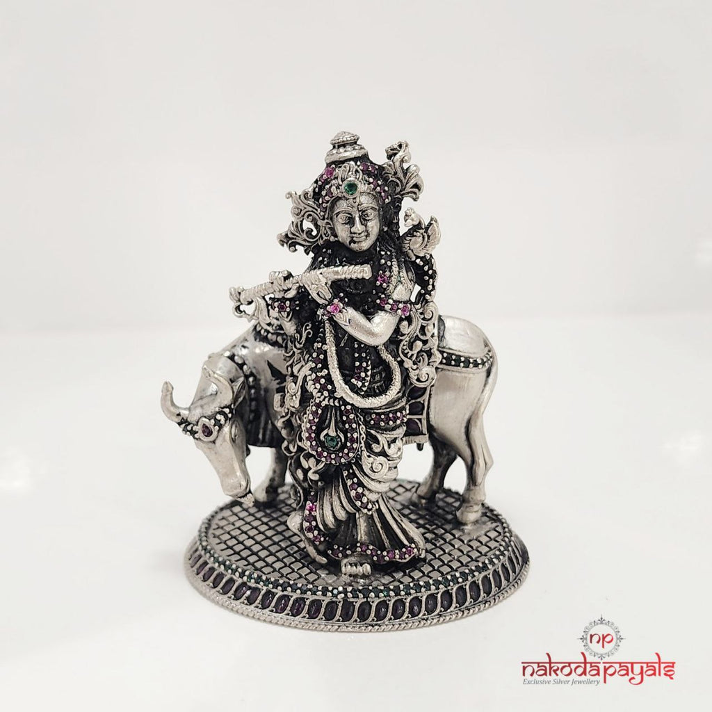 Wondrous Krishna Cow Idol (Aa0575)