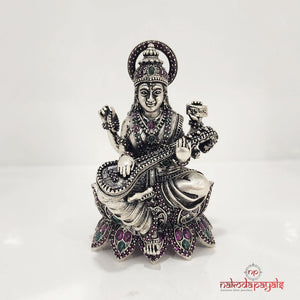 Saraswati On Lotus (Aa0584)