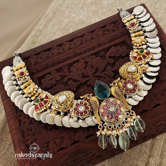 Unique kundan Coin Neckpiece (N8771)