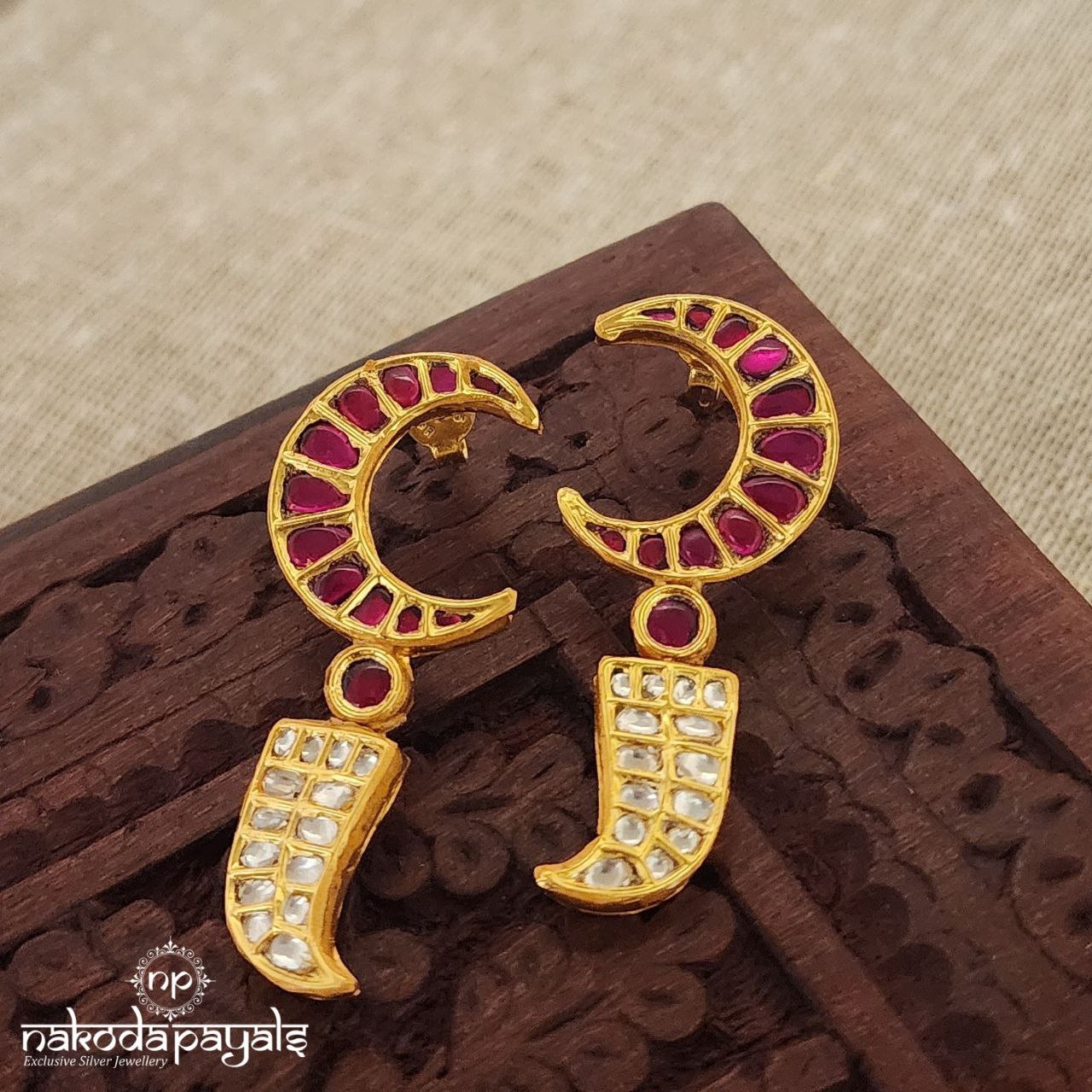 Moon Kundan Chandbali (GE6398)