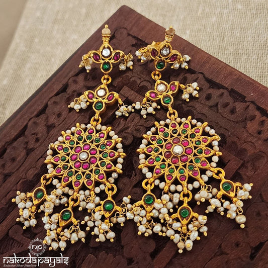Arousing Kundan Chandbali (GE6402)