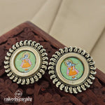 Dainty Krishna Painted Studs (S8591)