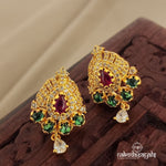 Red and Green Drop Studs (GE6442)