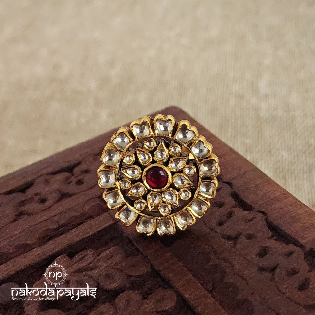Finger Ring by Shree Radhe Pearls