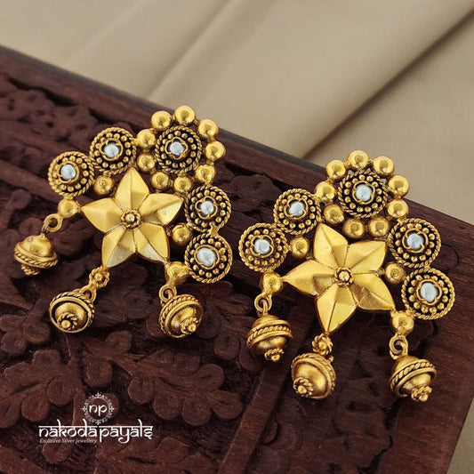Starred Pearly Chandbali (GE6460)