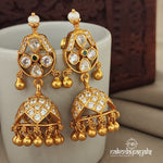 Crowned Pearl Jhumka (GE6501)