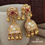 Squared Ruby Jhumka (GE6502)