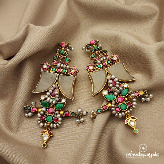 Puligore Kundan Chandbali (GE6531)