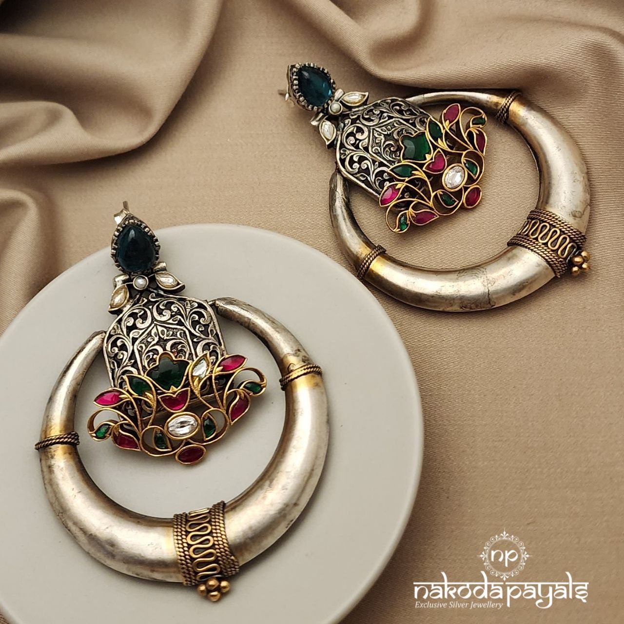 Big Tribal Ring Chandbali (DT0830)