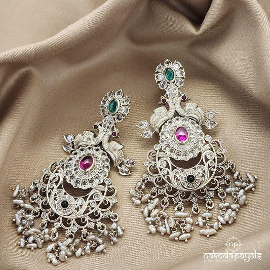 Ravishing Peacock Chandbali (C7479)