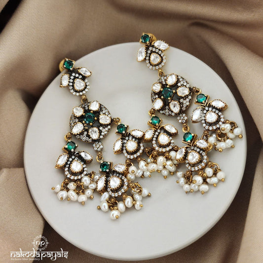 Mesmerizing Moissanite Chandbali (GE6600)