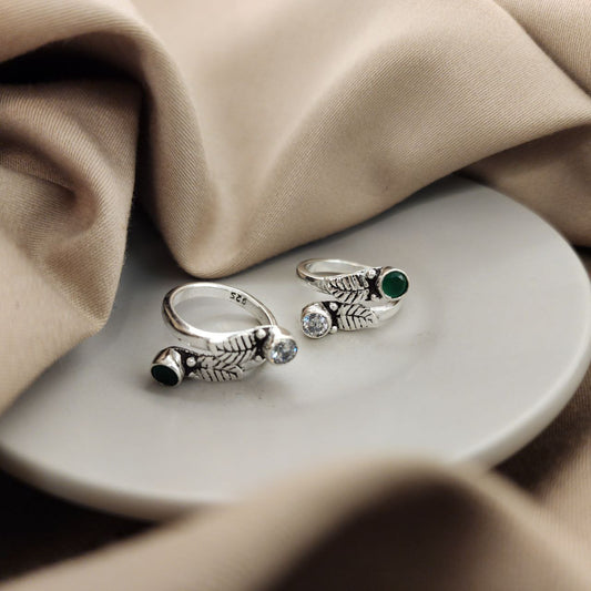 Leafy Toerings Pair (T2909)