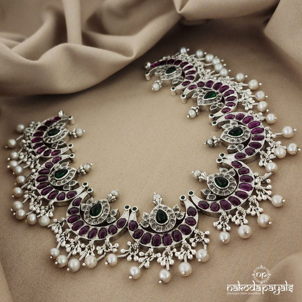 Enviable Drop Moon Neckpiece (N8870)