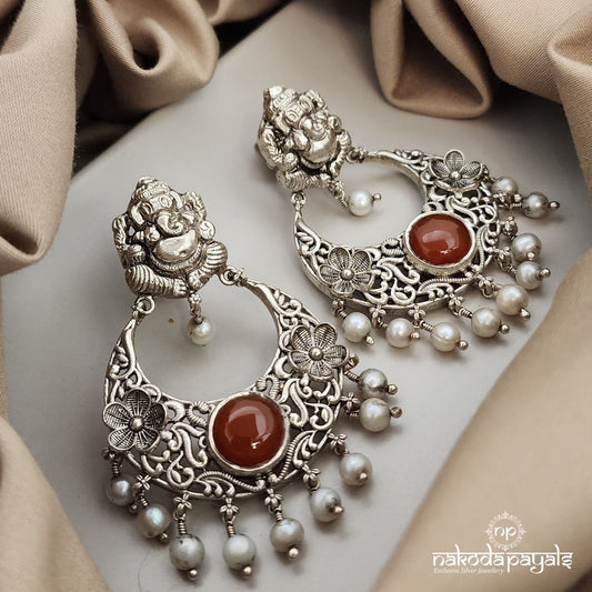 Divine Ganesha Chandbali (C7517)