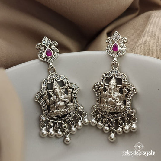 Drop Ganesha Chandbali (C7520)