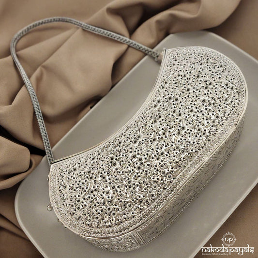 Classy Silver Handbag (ESA0183)