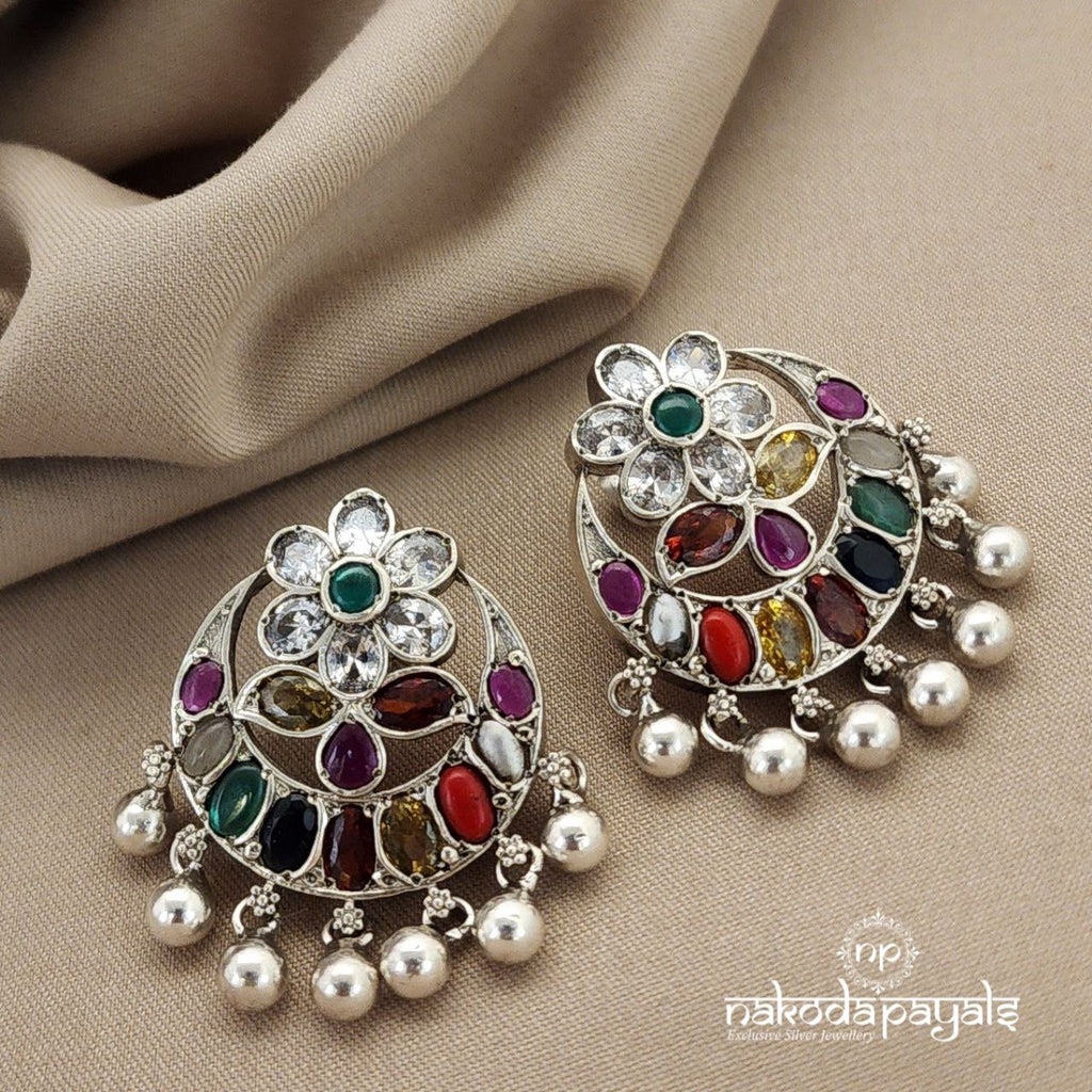 Navaratna Moon Studs (S8725)