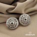 Floral Green Studs (S8739)