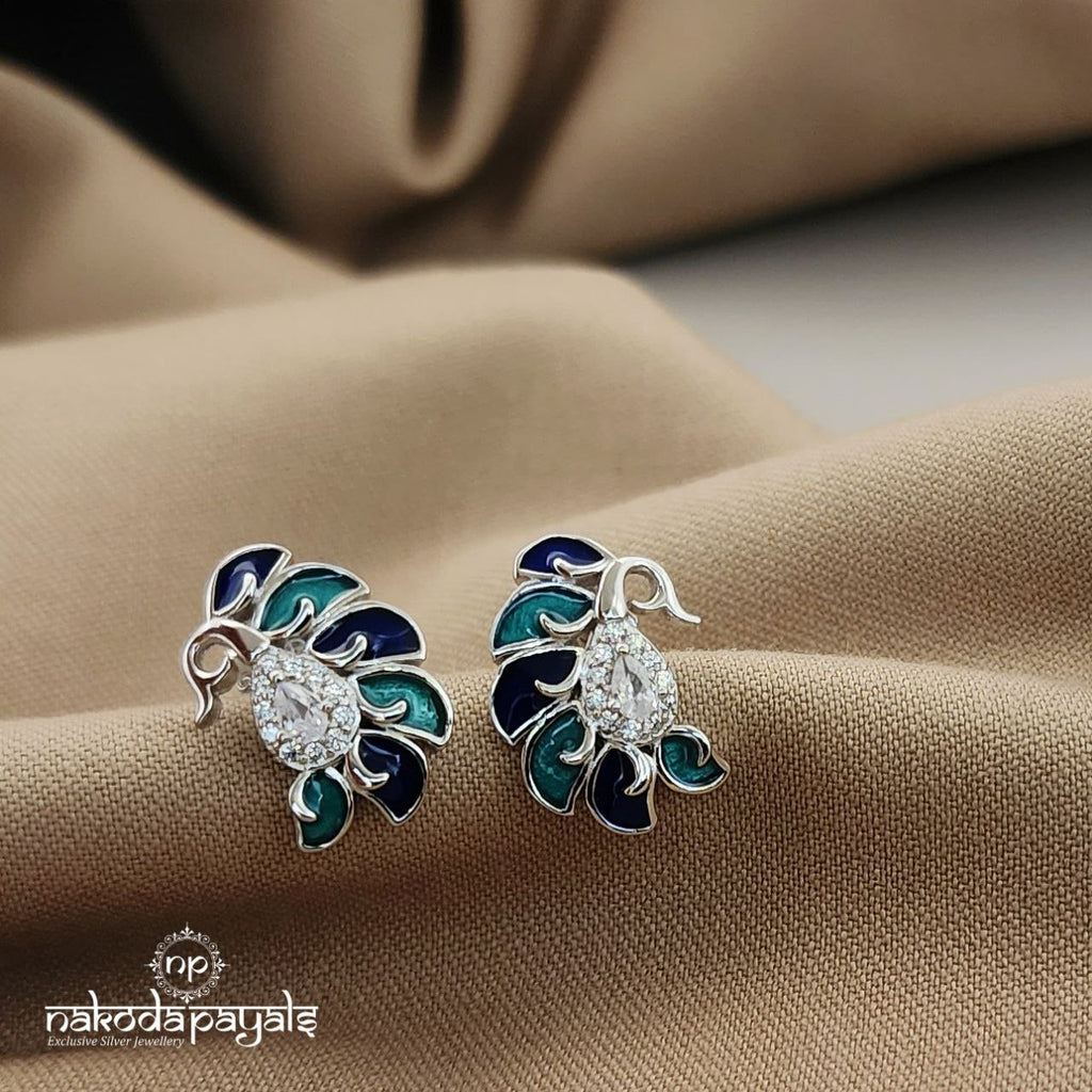 Colorful Peacock  Studs (St2146)
