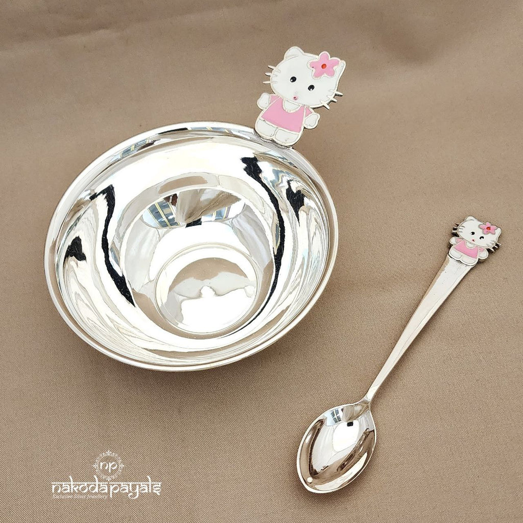 Hello Kitty Spoon & Bowl Set (AA0704)