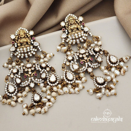 Grandeur Lakshmi Moissanite Chandbali (GE6693)