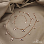 Rosegold Charms Anklets (A4786)