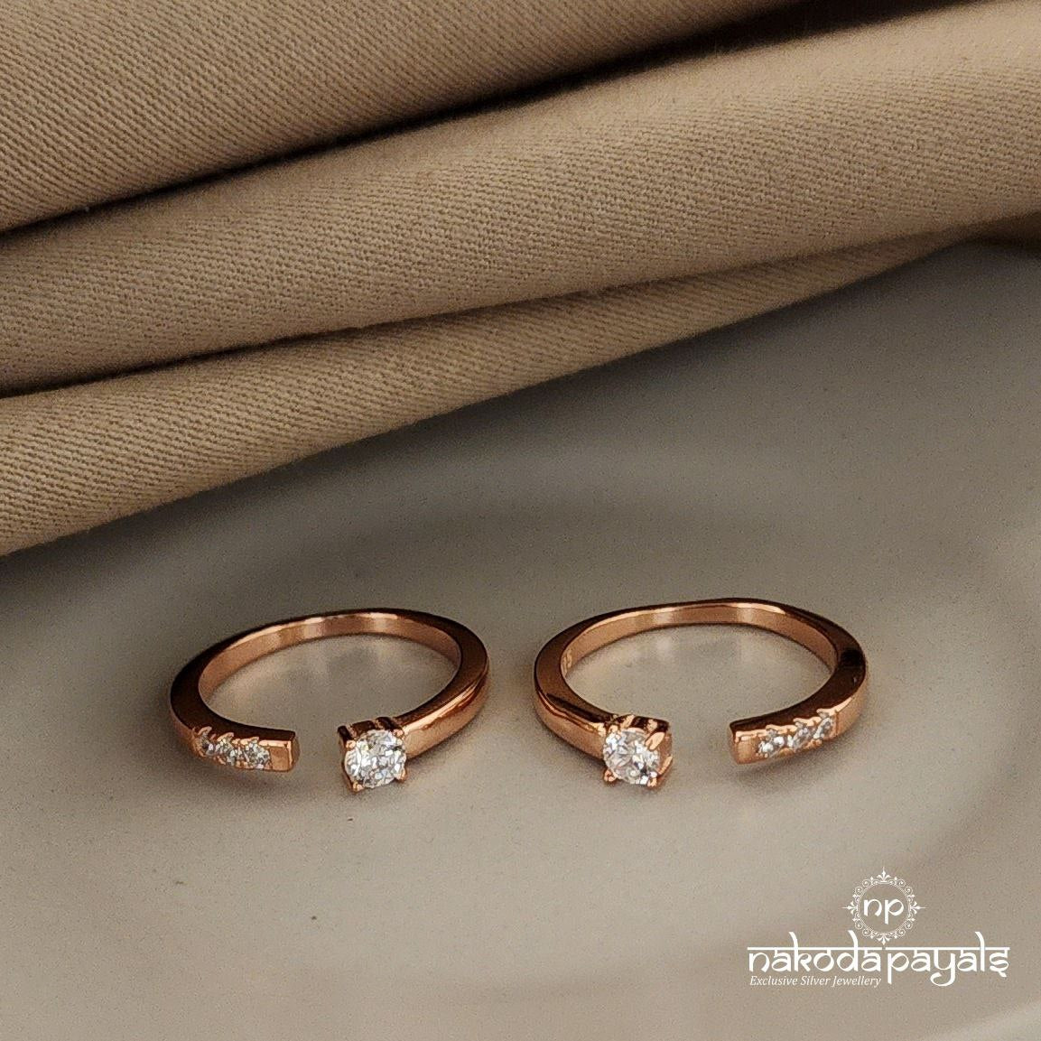 Rosegold Toerings Pair (T2963)