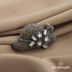 Marcasite Hat Brooch (St2169)