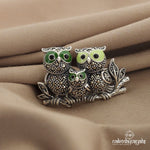 Owl Family Brooch (St2176)