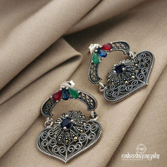 Entrancing Floral Earrings (St2233)